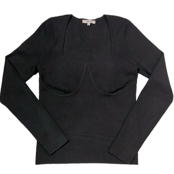 NWOT Madewell Wide Rib Sweater Top - Picture 6 of 14